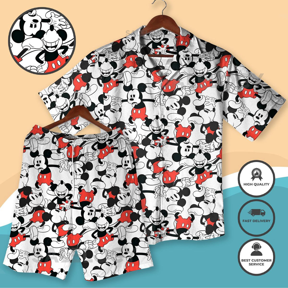 Mickey Hawaii Shirt Mickey Aloha Shirt Hawaiian Shirt Summer Vacation Hawaiian Shirt Mickey Mouse Hawaiian Shirts_154