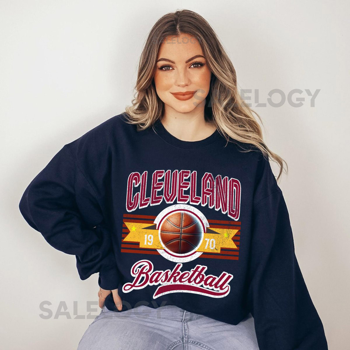 Vintage Cleveland Basketball T-Shirt Cavaliers Retro Tee_475