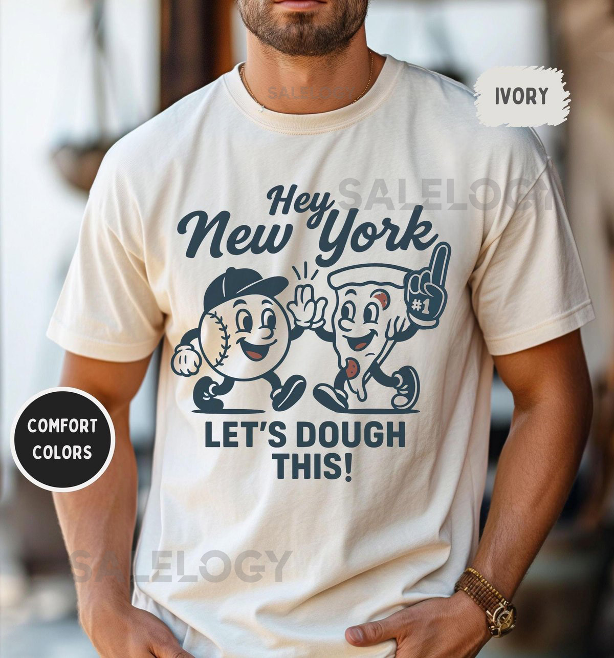 Funny Retro New York Baseball T-shirt Vintage NYC Tee Hipster Sports Top Gift for Baseball Fans Unisex Garment-Dyed Shirt_472