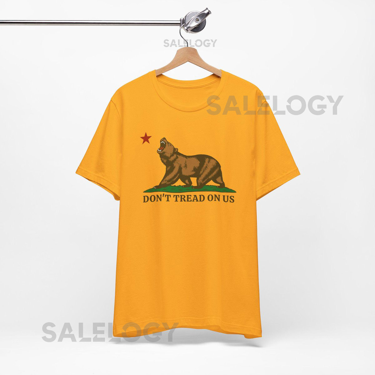 California Shirt Don't Tread On Us Shirt California Bear Shirt California Republic Bear Protes Shirt No Kings in America Unisex Tee_75