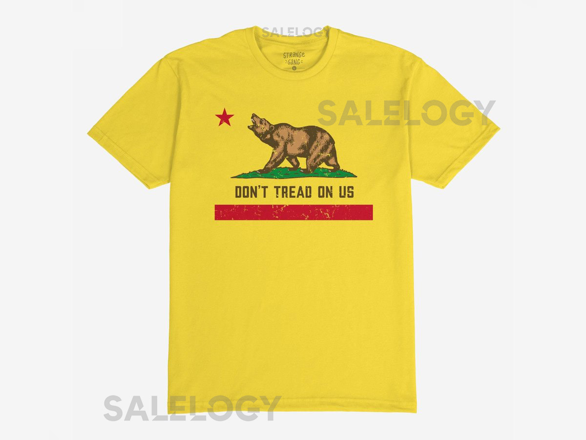 California Gadsden Flag T-Shirt Dont Tread on Us Shirt California Republic Tee Unisex California Love Shirt Cali Pride Shirt Men_72
