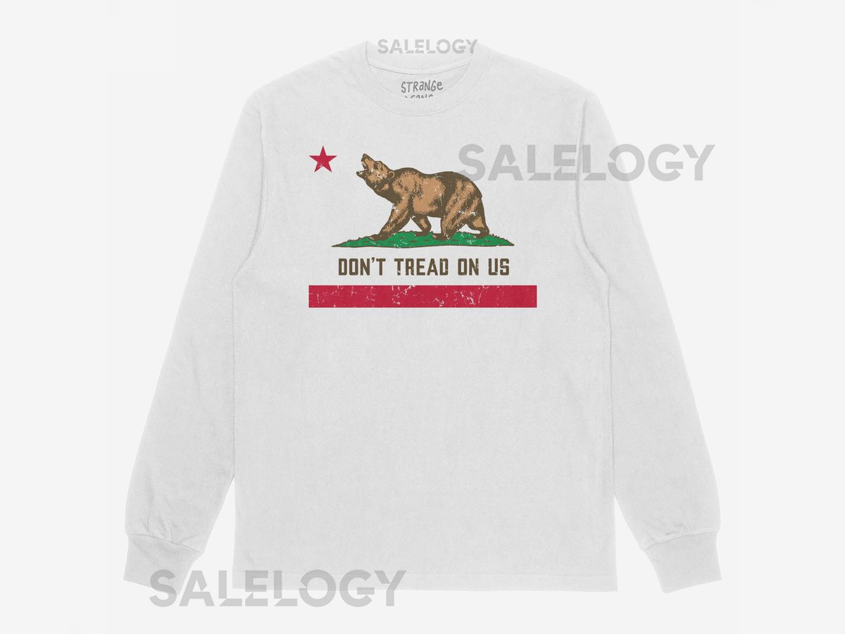 California Gadsden Flag Long Sleeve Dont Tread on Us Tee California Republic Shirt Unisex Activist Top Cali Pride Shirt Men_71