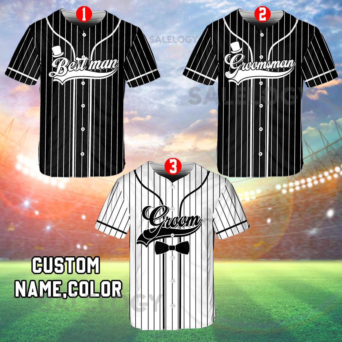 Personalized Groom and Groomsmen Baseball Jersey Personalized Best Man Jersey Perfect for Engagements Weddings and Bachelor Parties_143