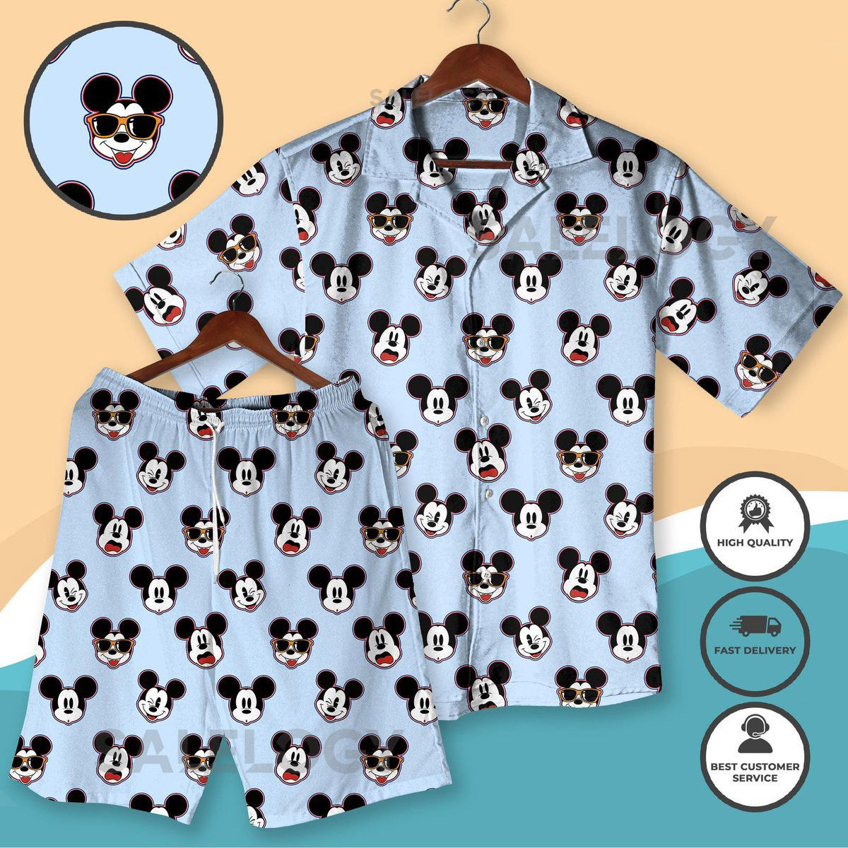 Mickey Hawaii Shirt Mickey Aloha Shirt Hawaiian Shirt Summer Vacation Hawaiian Shirt Mickey Mouse Hawaiian Shirt_152