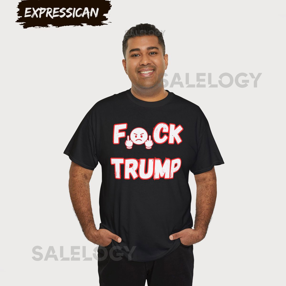 Anti-Trump Protest Shirt Starting at 8.99 Bold Political Graphic Tee Feminist Pro-Immigrant T-Shirt Unisex Sizes S3XL_17