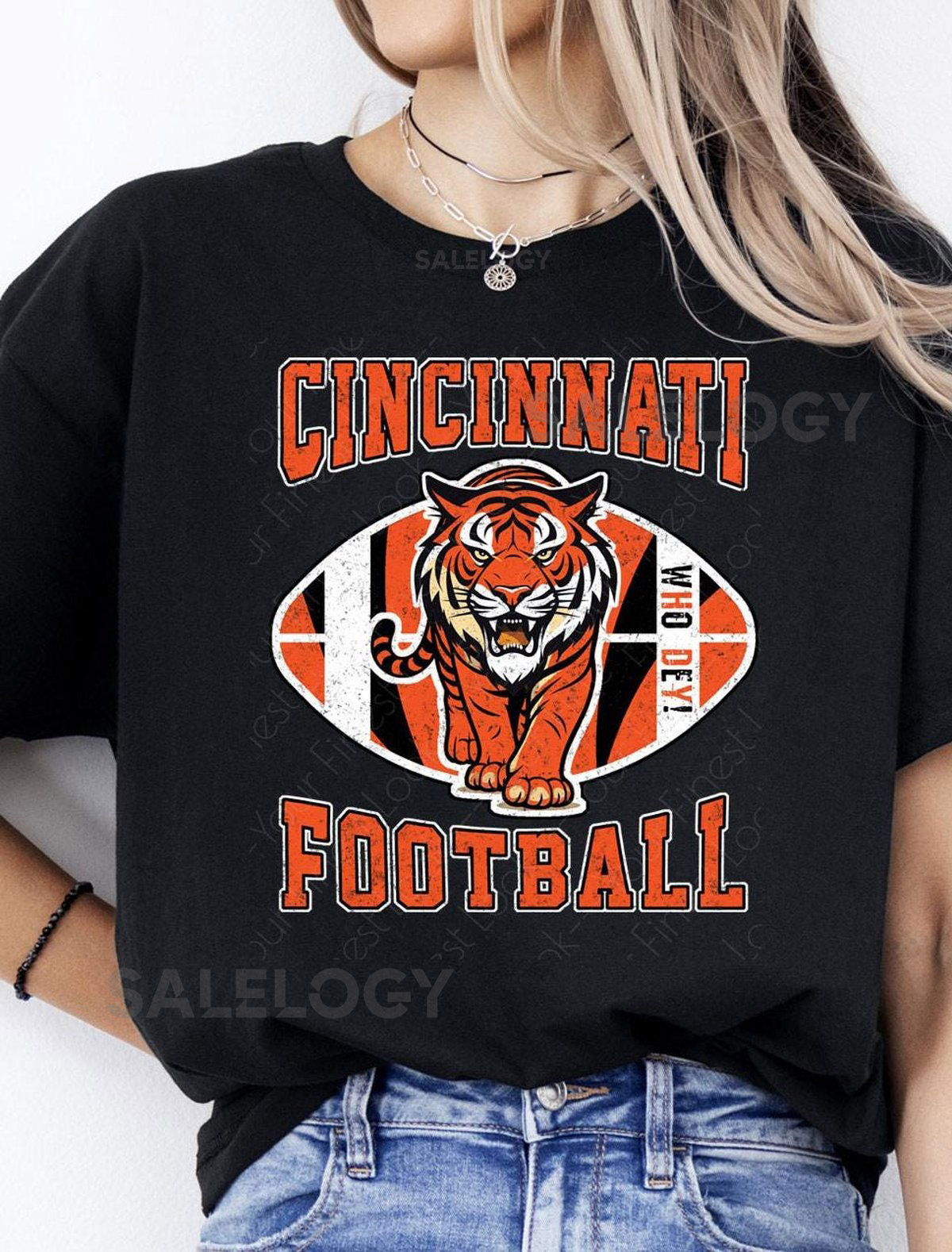 Cincinnati Football Bengal tiger black shirt - Unisex t-shirt_518