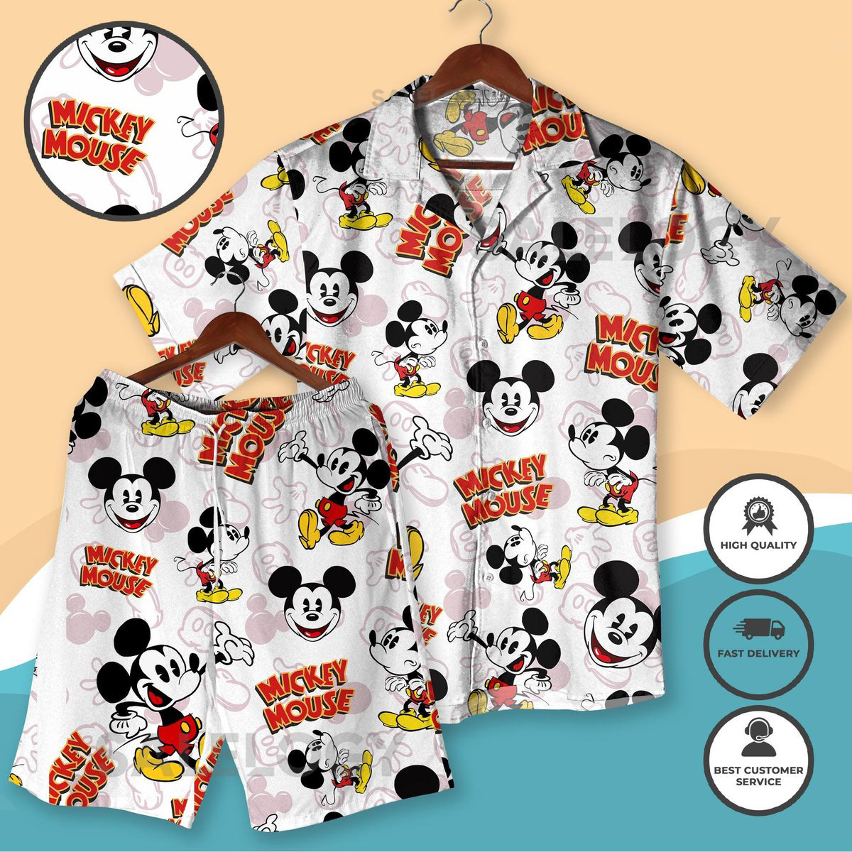 Mickey Hawaii Shirt Mickey Aloha Shirt Hawaiian Shirt Summer Vacation Hawaiian Shirt Mickey Mouse Hawaiian Shirts_157