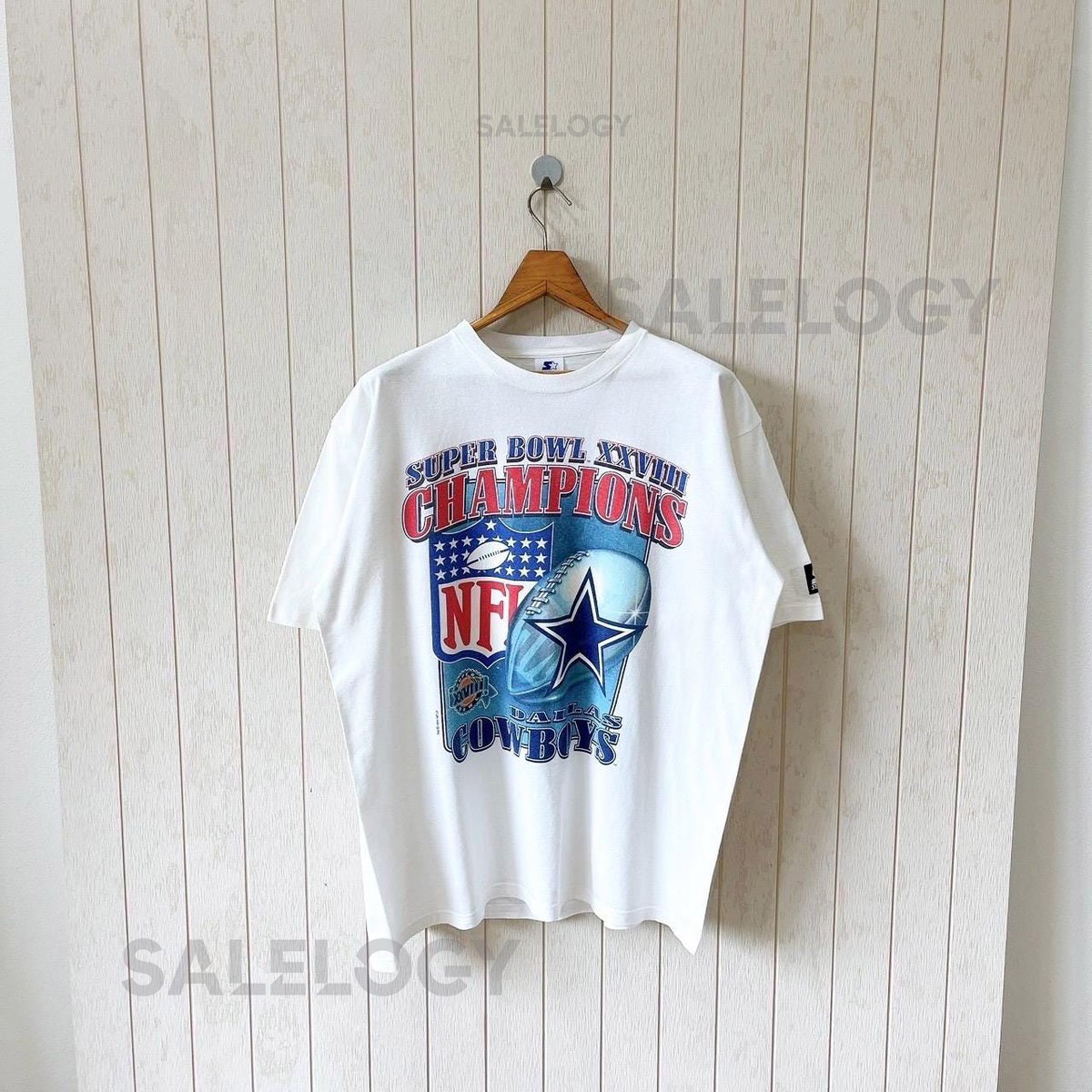 Vintage 90s Dallas Cowboys T-Shirt Starter NFL Tee Made in USA Size L_508