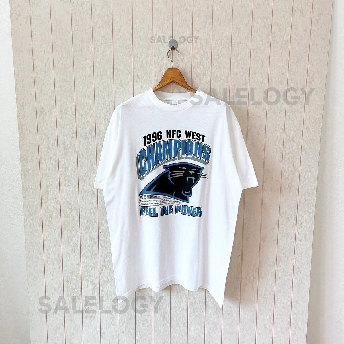 Vintage 90s Carolina Panthers T-Shirt NFL Football Size XL_945