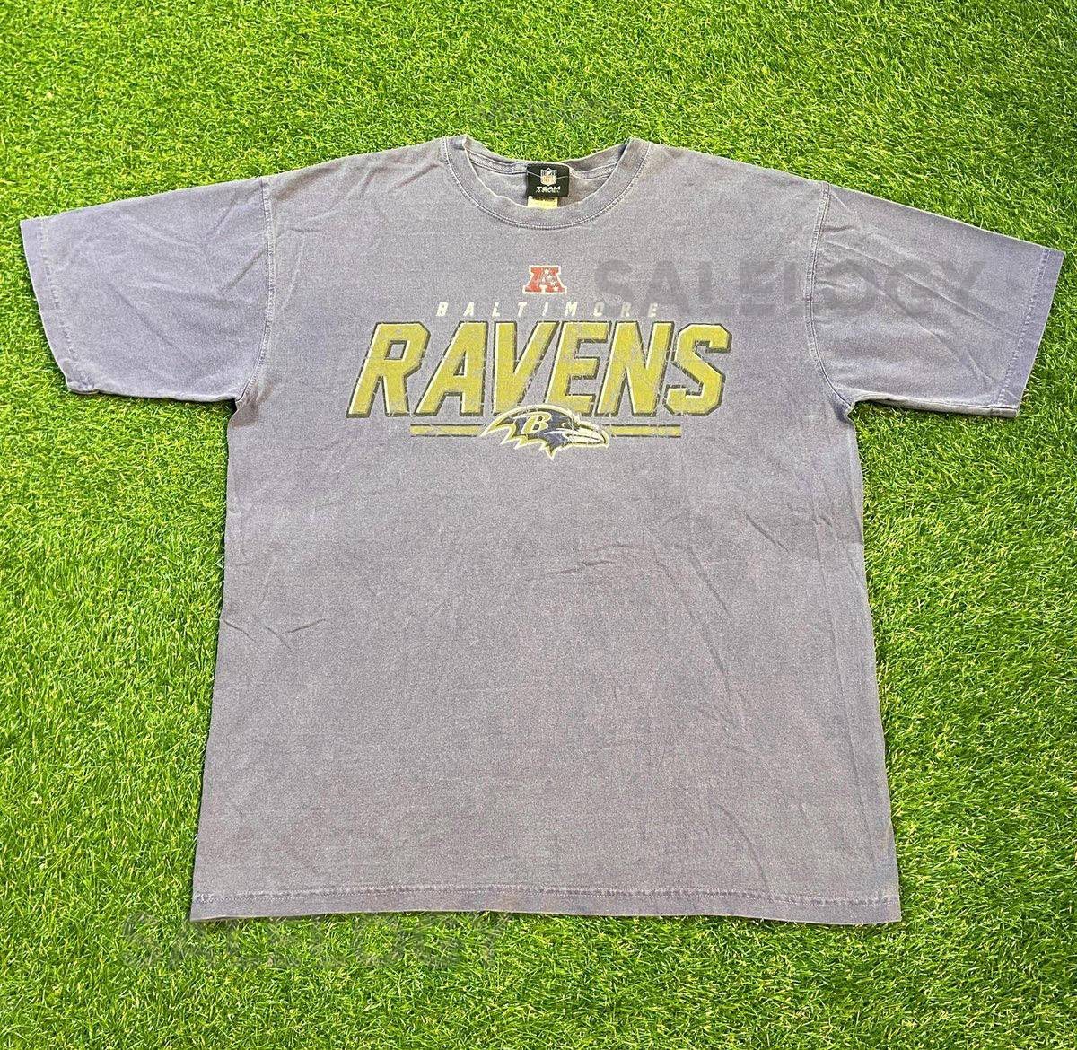 Vintage Baltimore Ravens T Shirt Tee Size Large L NFL Football Maryland Orioles Ray Lewis 1990s 90s_653