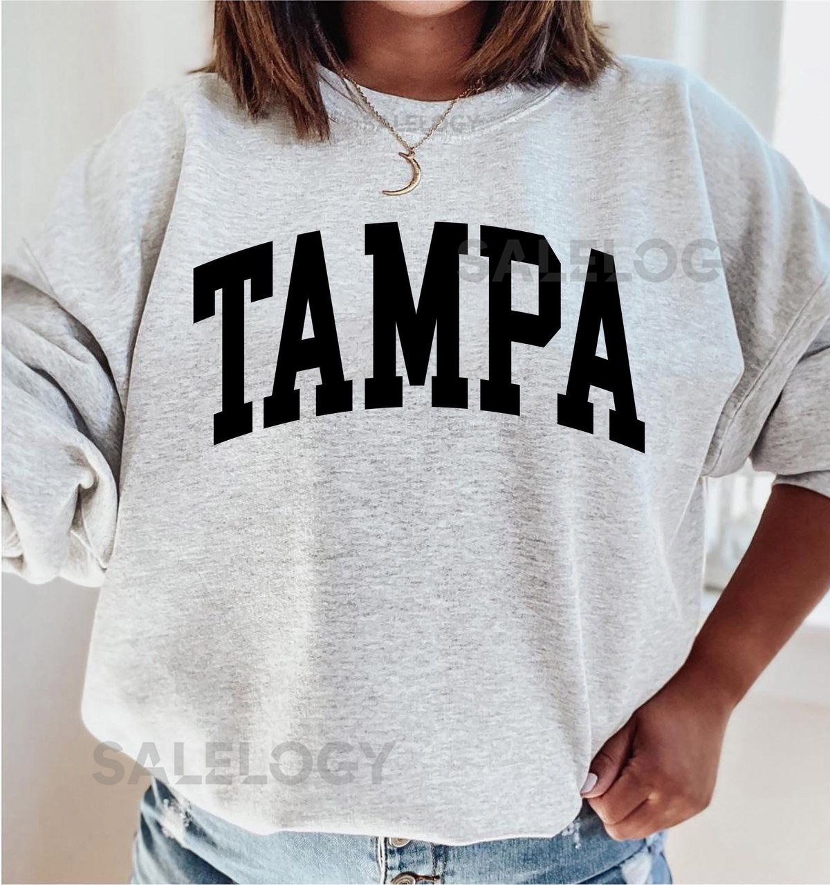 Tampa Sweatshirt Florida Sweater Sunshine State Deep South Pullover Wear for Women Men Cozy Crew Neck Shirt Summer Sweater_226