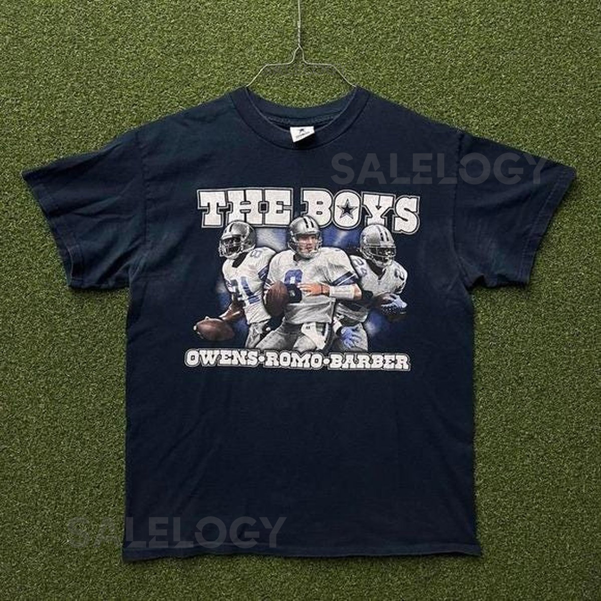 Vintage Dallas Cowboys The Boys Owens Romo Barber Football Tee Shirt_552