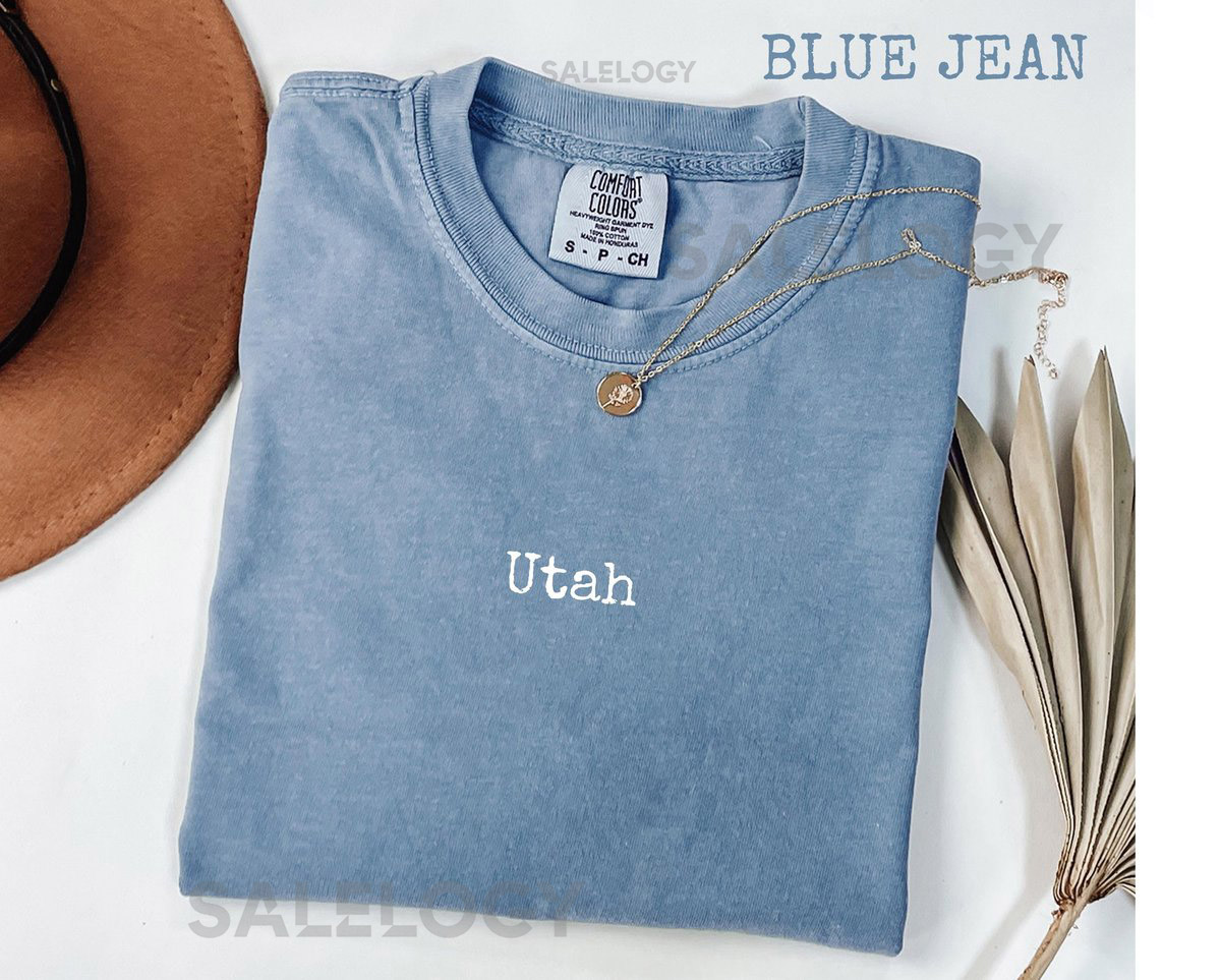Comfort Colors Utah Graphic T Shirt Red Rock Tee Desert Travel Gift for Her Utah State Shirt for Women_106