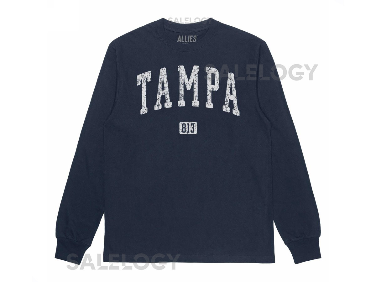 Tampa 813 Long Sleeve Shirt Area Code 813 Tee Tampa Bay Florida Shirt Unisex Regular Fit Local Tampa Long Sleeve T-Shirt_160