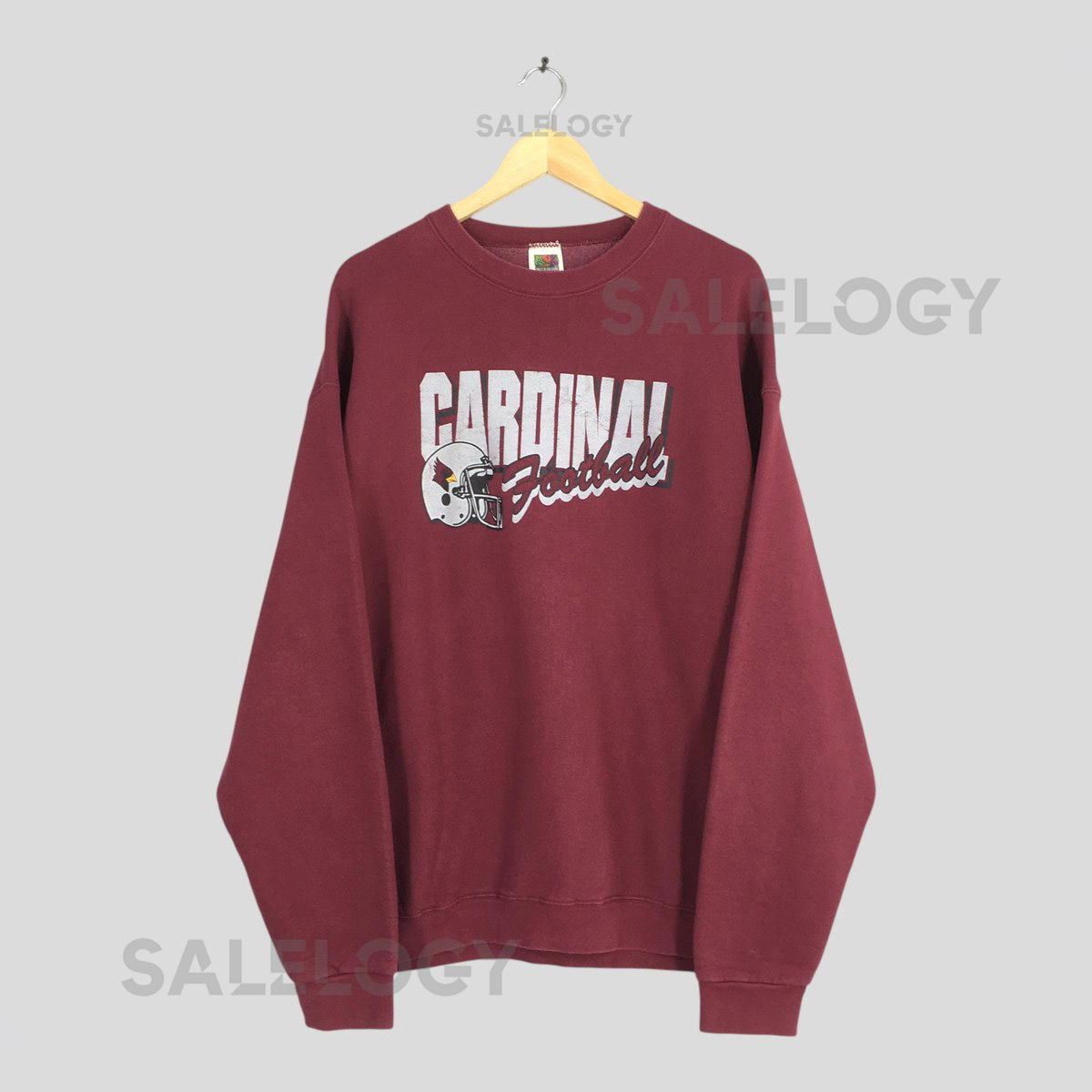 Vintage Arizona Cardinals NFL Sweatshirt XXLarge Arizona Cardinals Printed Spell Out Pullover Cardinals National Football Team Sweater XXL_963