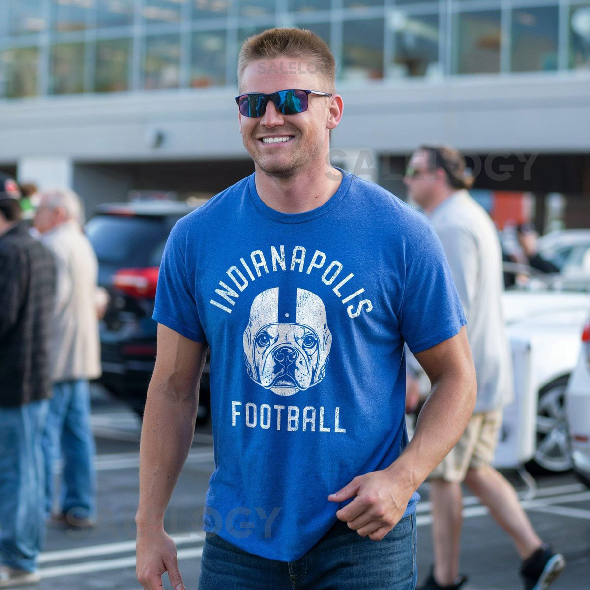 Indianapolis Football Boxer T-Shirt Dog Lover Gift for Indianapolis Colt_489