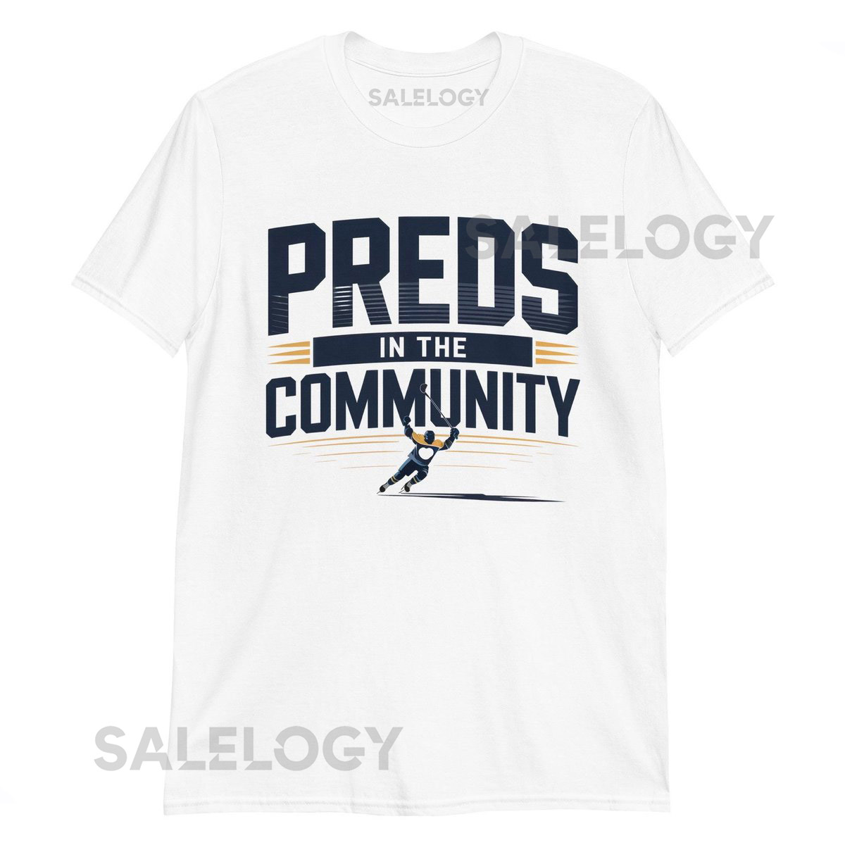 Preds In The Community Soft Cotton Tee Sports Fan Gift_410
