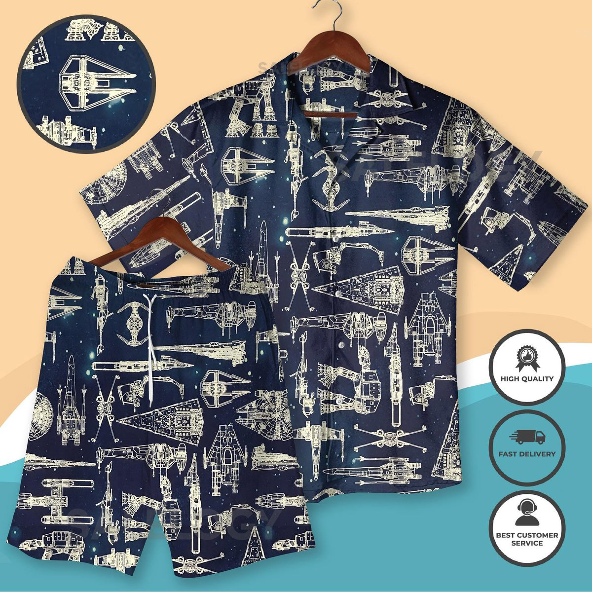 Star - Wars Hawaiian Shirt Funny Star - Wars Women Men's Summer Button Down Shirt Shorts Galaxy Character Loungewear Gift Beach Shirt_251