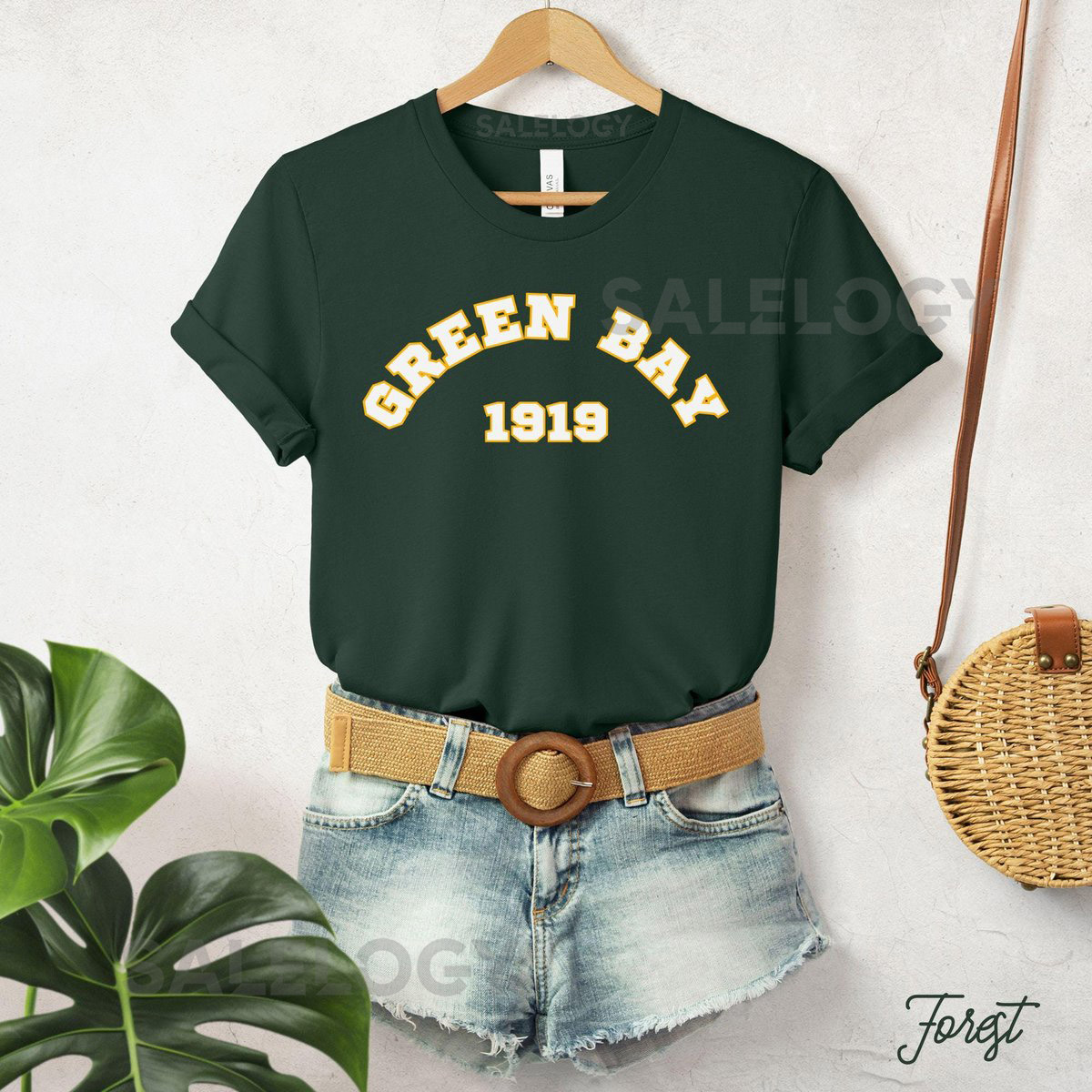 Green Bay Football T-Shirt Varsity Style Packer Football Pullover Shirt Game Day Tee Sunday Football Fan Gift Green Bay Tailgate Tee_431