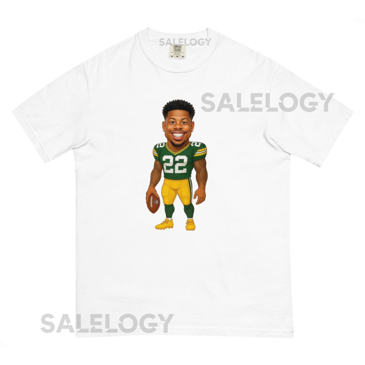 Green Bay Packers Matthew Golden Unisex garment-dyed heavyweight t-shirt_468