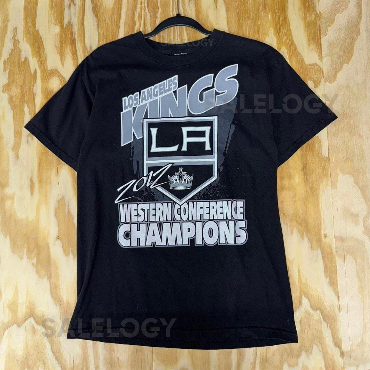 Vintage y2k los angeles kings hockey 2012 champions t-shirt_437