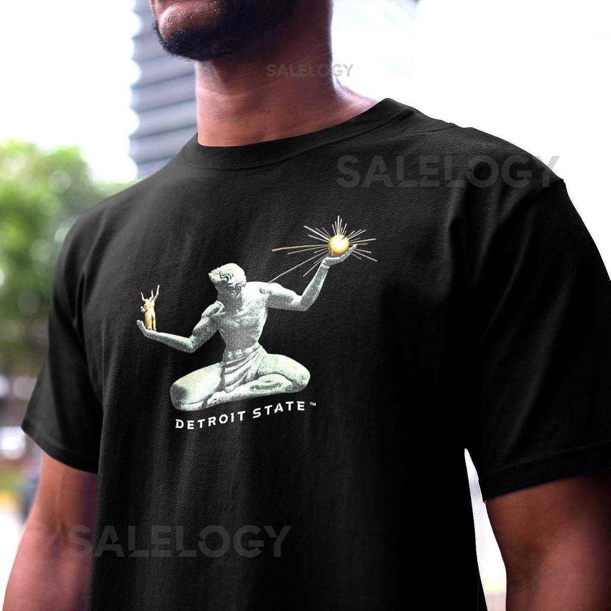 Detroit Spirit T-Shirt Unisex Cotton Blend Tee_213