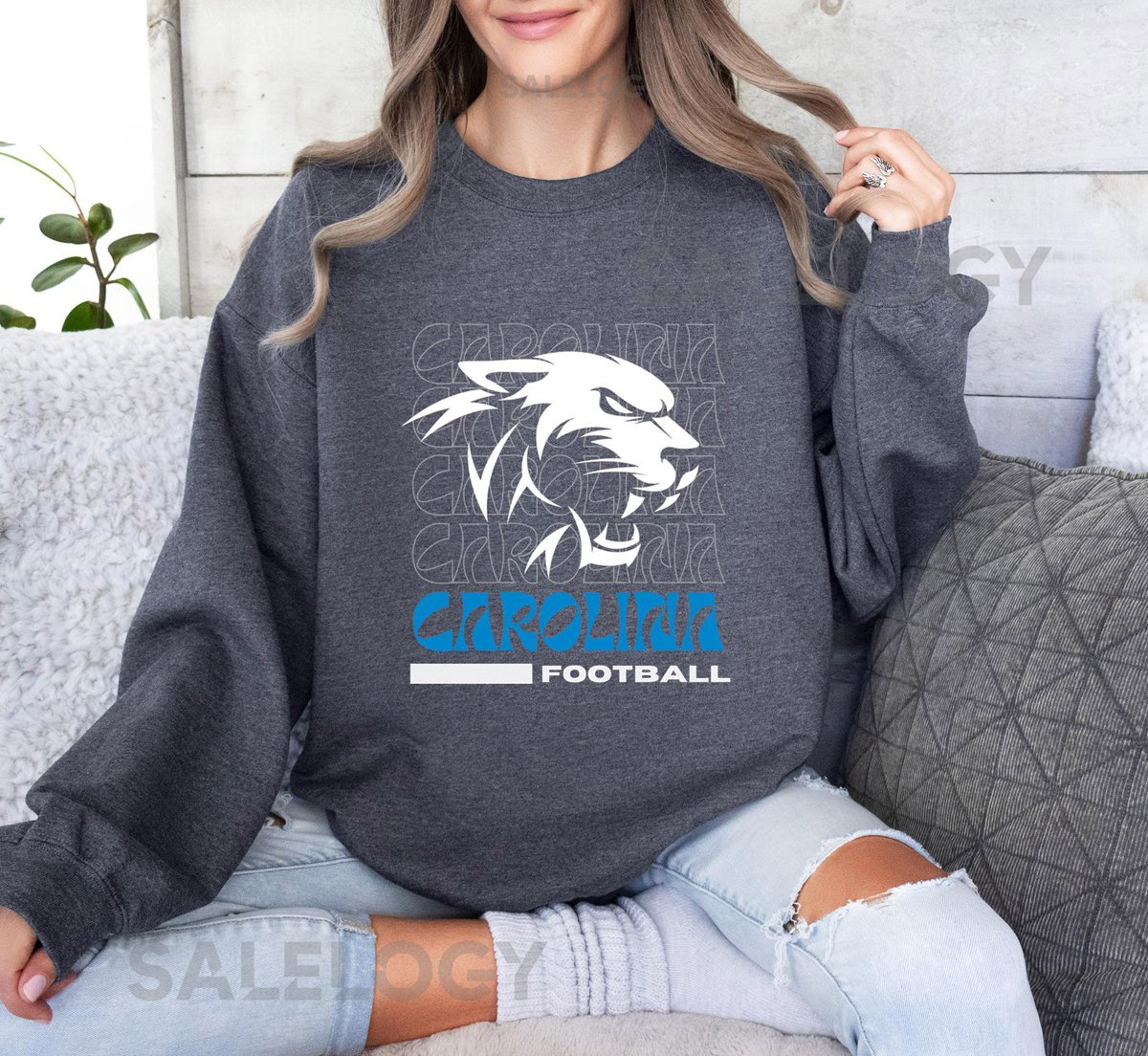 Carolina Baseball Sweatshirt Carolina Baseball Shirt Baseball Sweater Carolina Fan Gift Game Day Shirt Baseball Fan Gift_311