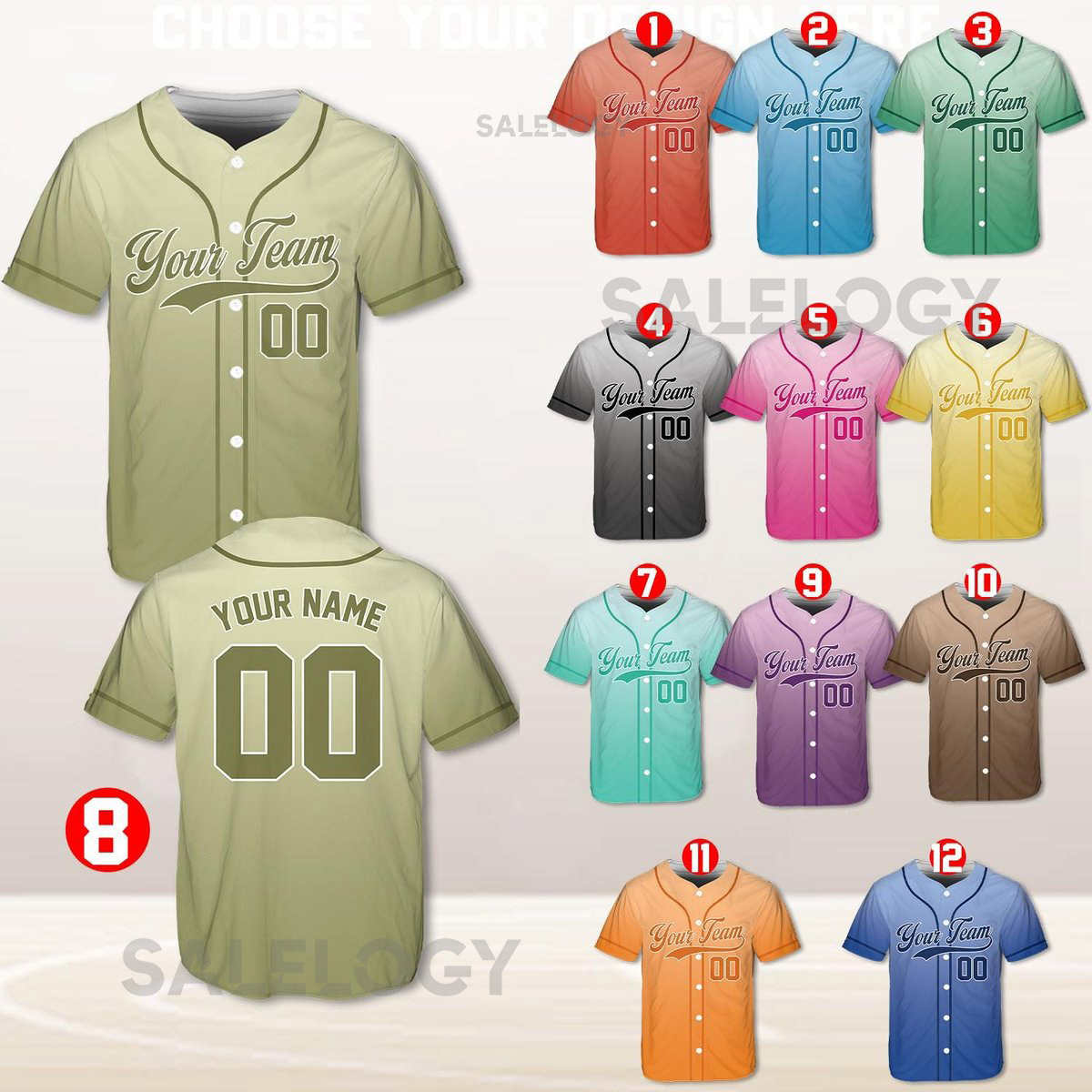 Personalized Team Name And Number Baseball Jersey Custom Baseball Jersey Shirt Baseball Jersey Uniform For Baseball Fans Baseball Lovers_510