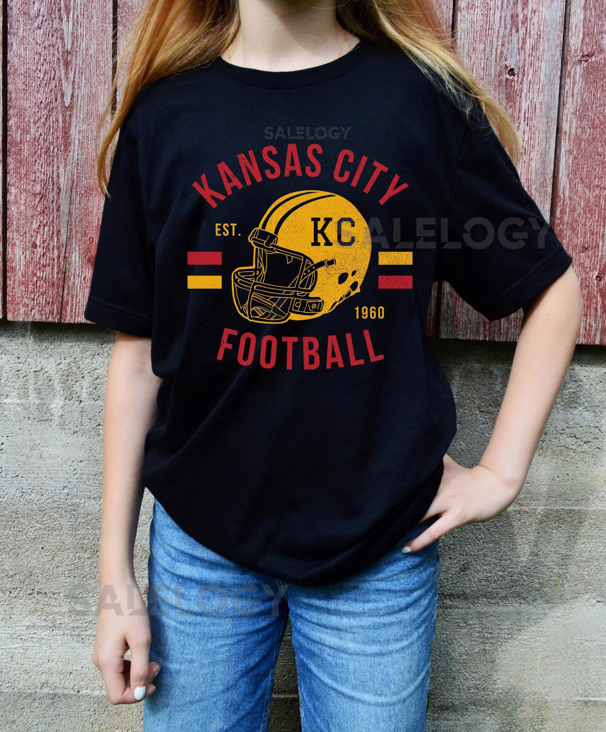 Kansas City Chiefs Kids Shirt Toddler Chiefs Shirt Vintage Kansas City Shirt Kansas City Fan Gifts KC Football Baby Youth Football Tee_280