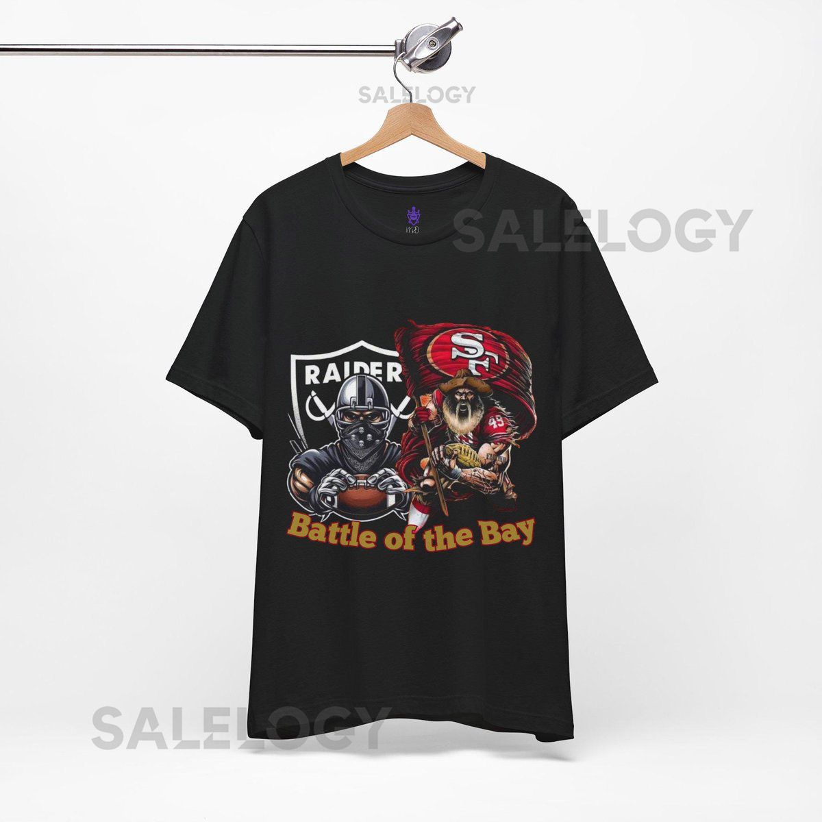 Battle of the Bay T-Shirt 49ers vs Raiders Rivalry Tee_31