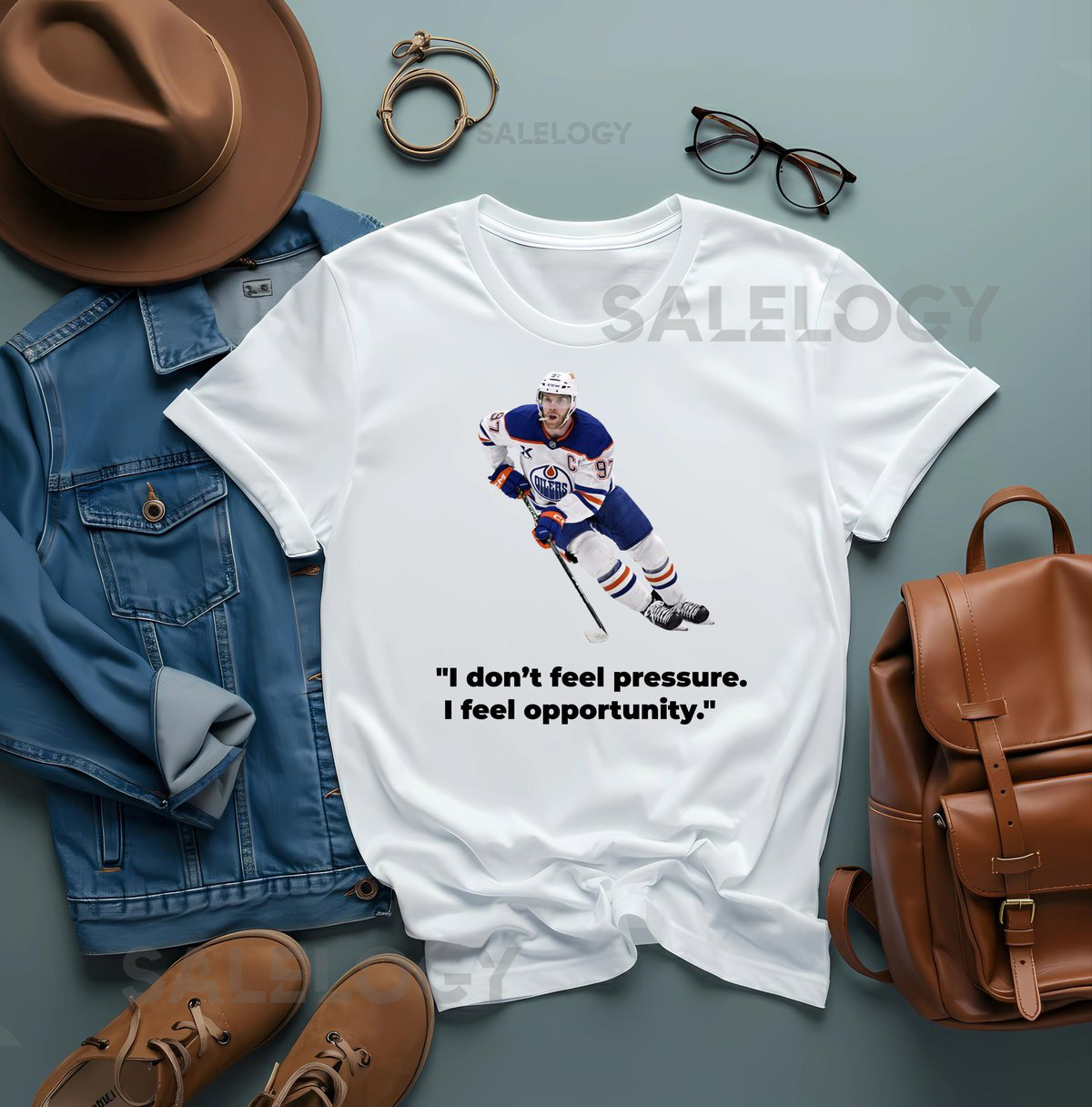 Connor McDavid Quote T-Shirt Edmonton Oilers NHL Apparel_106