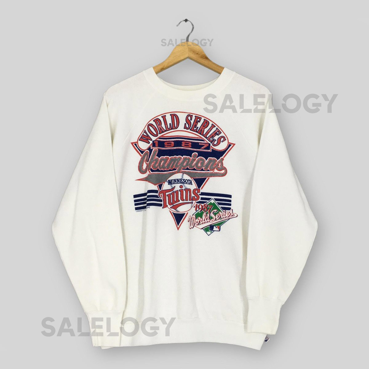Vintage 80s Minnesota Twins MLB Sweatshirt XLarge 1987 Minnesota Twins World Series Champs Sweater Twins American Baseball Crewneck Size XL_879