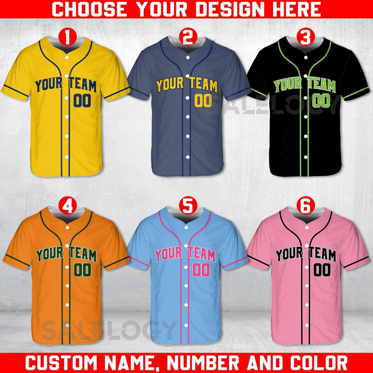 Personalized Team Name And Number Baseball Jersey Custom Baseball Jersey Shirt Baseball Jersey Uniform For Baseball Fans Baseball Lovers_511