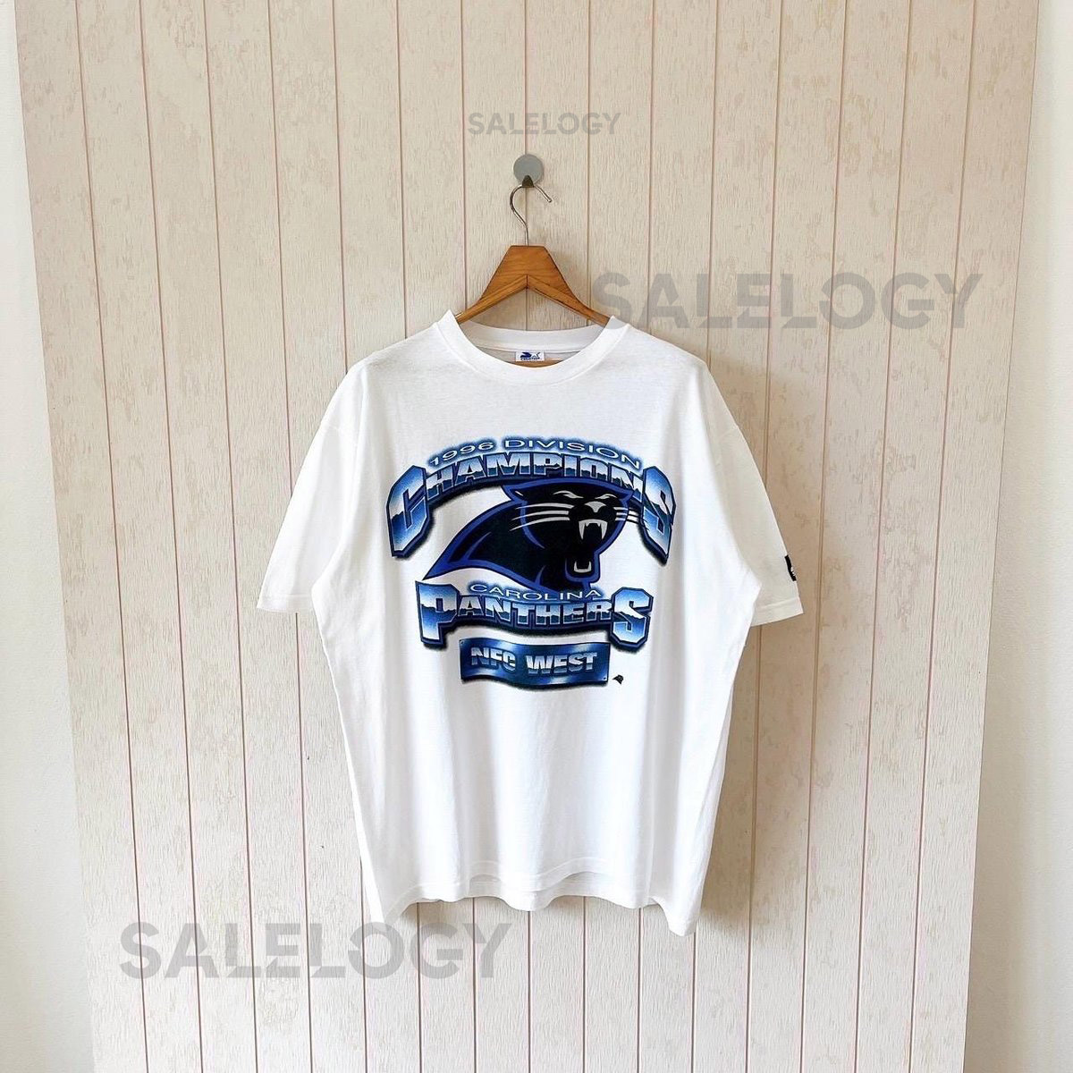 Vintage 90s Carolina Panthers T-Shirt Starter NFL Tee Size L_946