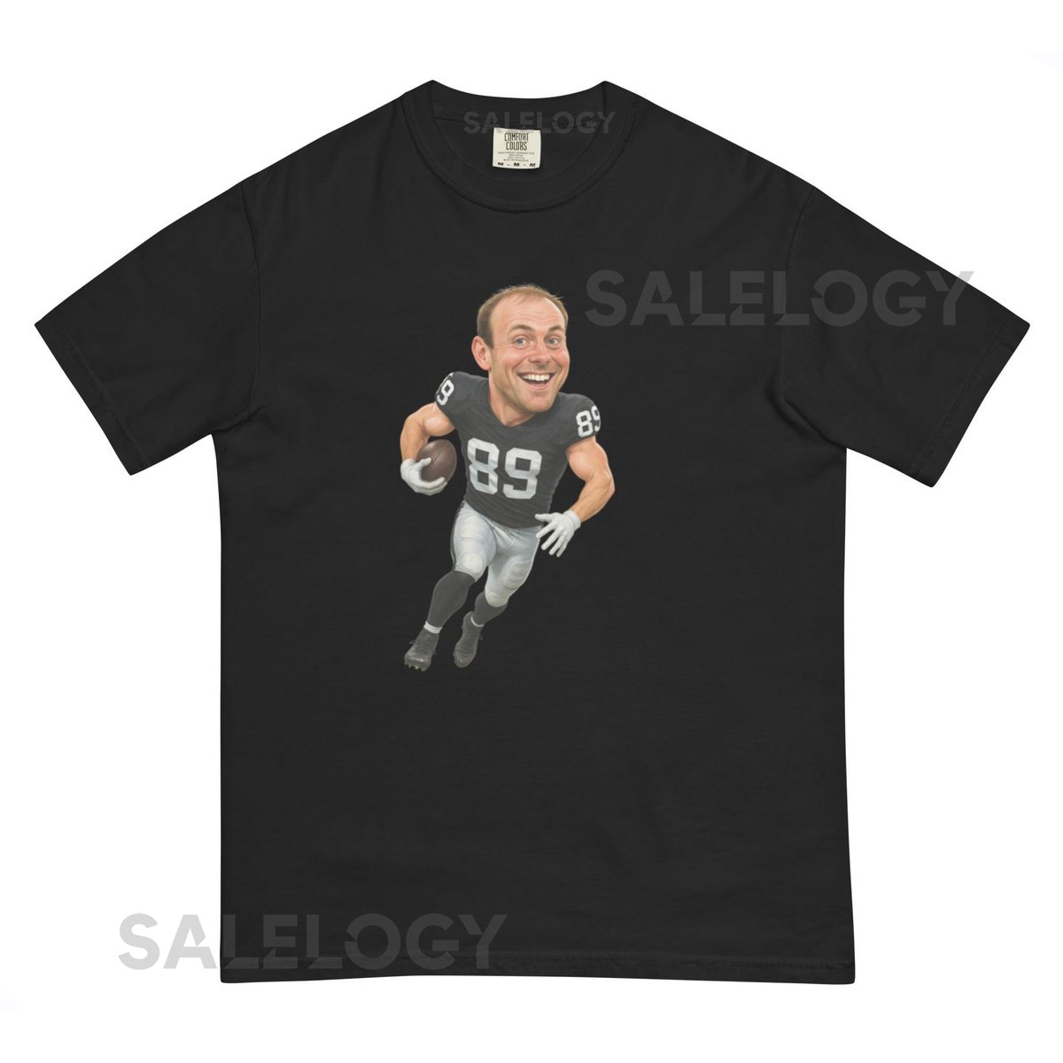 Las Vegas Raiders Brock Bowers Unisex garment-dyed heavyweight t-shirt_475