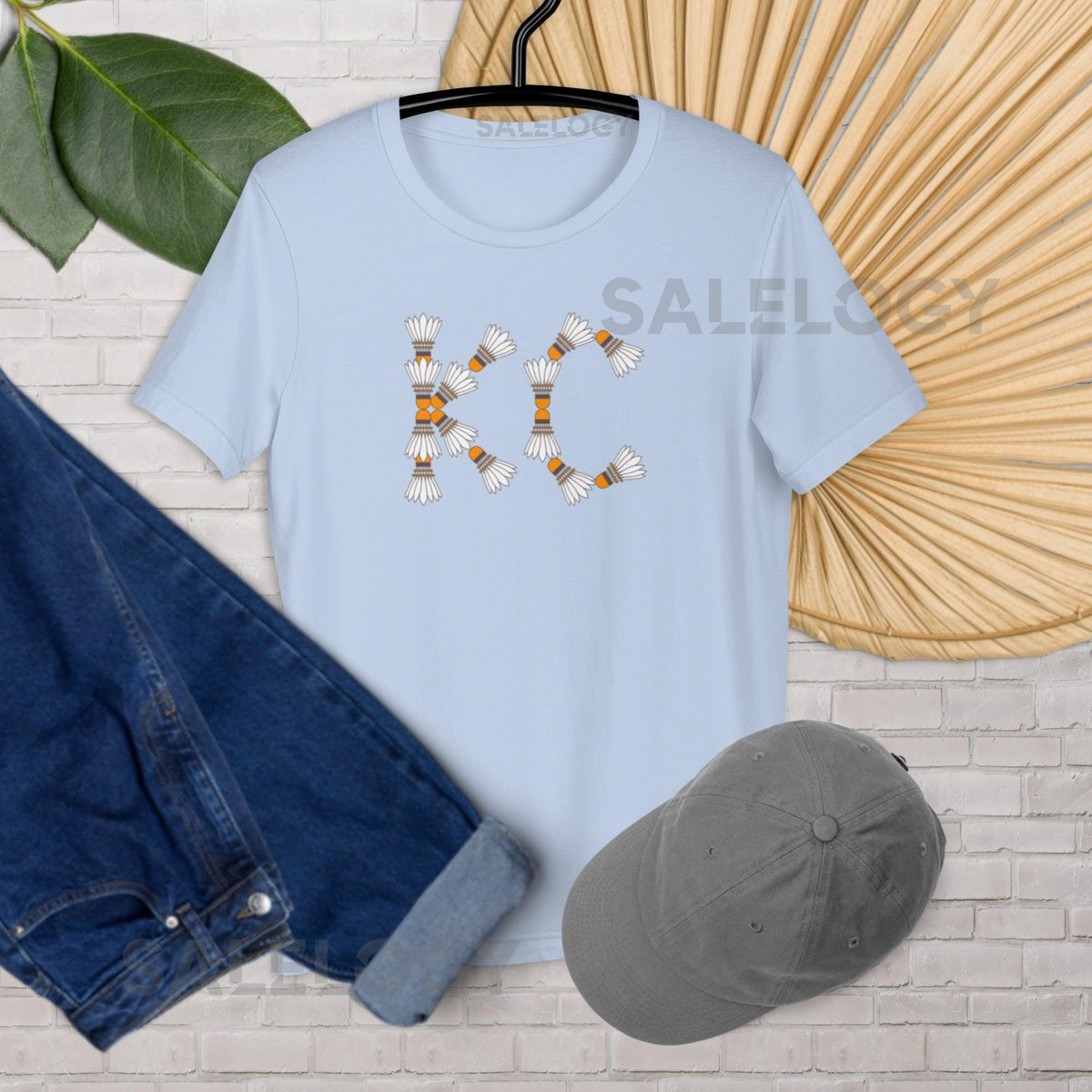 Kansas City Shuttlecock T-Shirt Game Day Fan Attire First Fridays Pre-Gaming Unisex Sports Watching Gear for Football Soccer Baseball_447