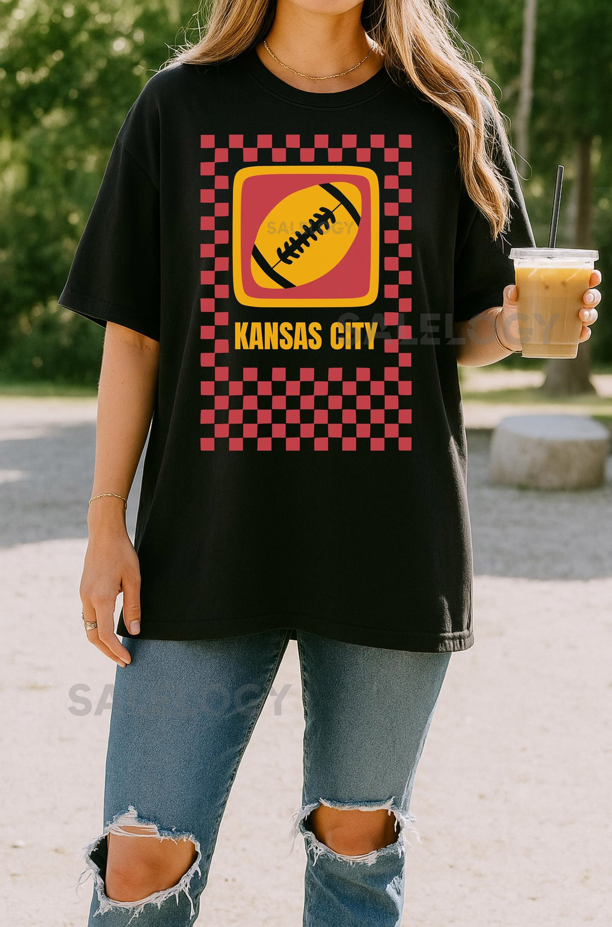 Vintage-Inspired Kansas City Football Comfort Colors T-Shirt_839