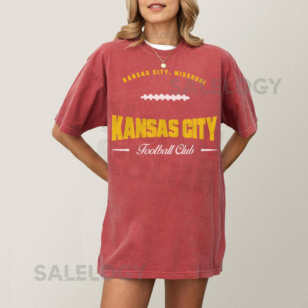 Retro Kansas City Football Graphic Tee Unisex KC Sports Fan Apparel_721