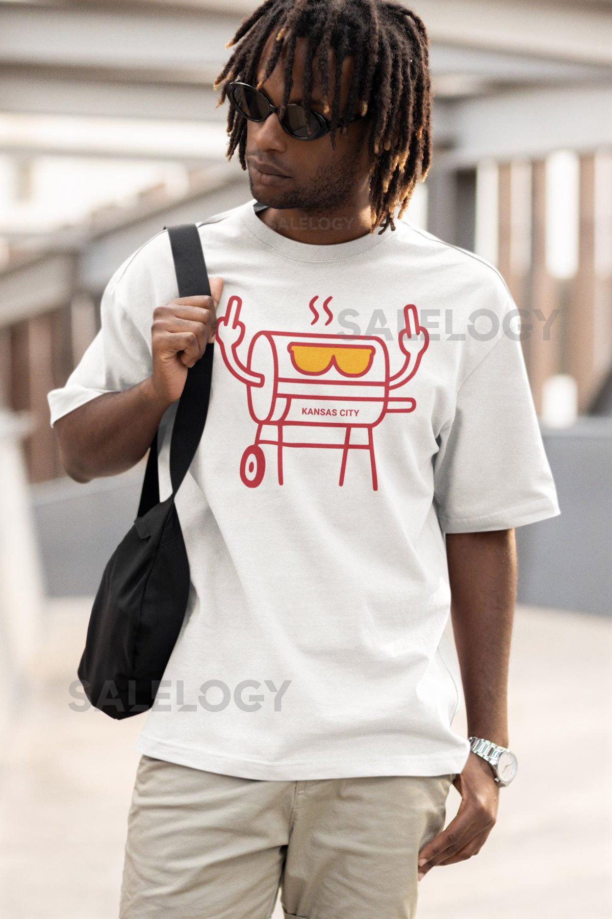 Kansas City Football BBQ Shirt Funny Chief Fan Gift Grill Master Christmas Father's Day_333