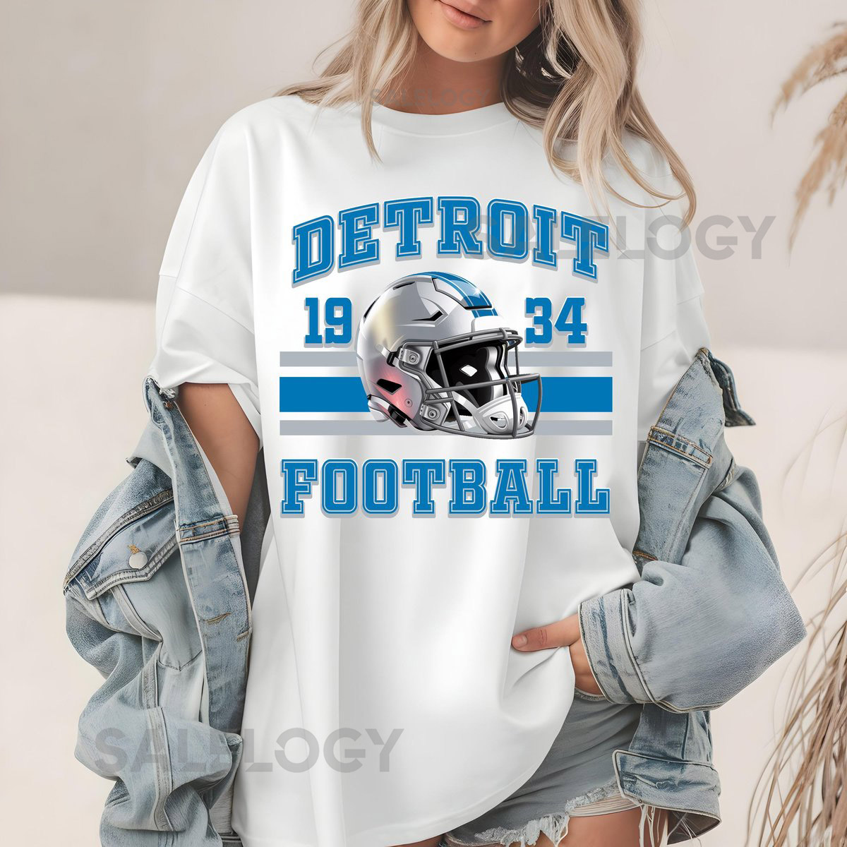 Detroit Football T Shirt Comfort Colors Detroit Lions Sweatshirt American Football Apparel Vintage Style Sportswear Gift Fan Gear_150