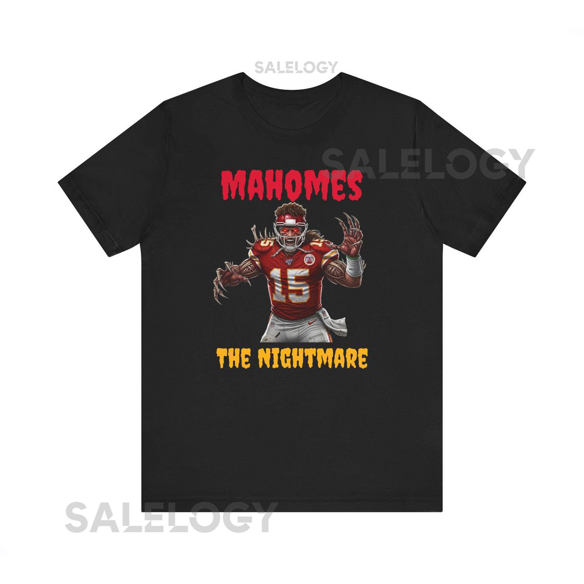 Patrick Mahomes The Nightmare Kansas City Football Unisex Short Sleeve Tee Great Gift For Football Fans_660