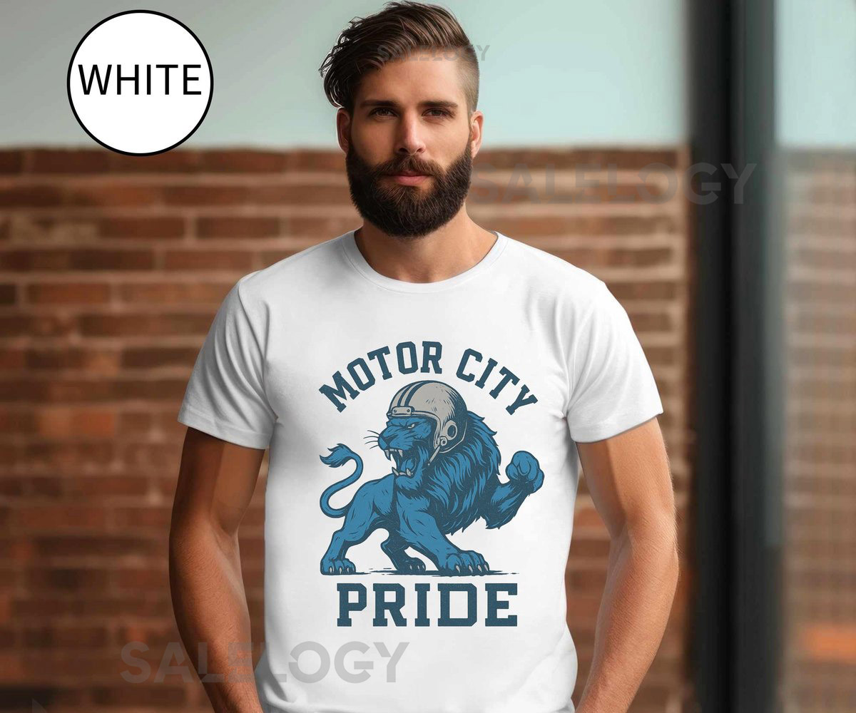 Detroit Lions 'Motor City Pride' T-Shirt Jarod Goff NFL Tee_195