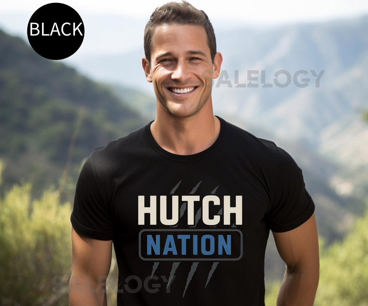HUTCH NATION Shirt Detroit Lions Aiden Hutchinson Tshirt Cool NFL Football Short Sleeve Tee_511