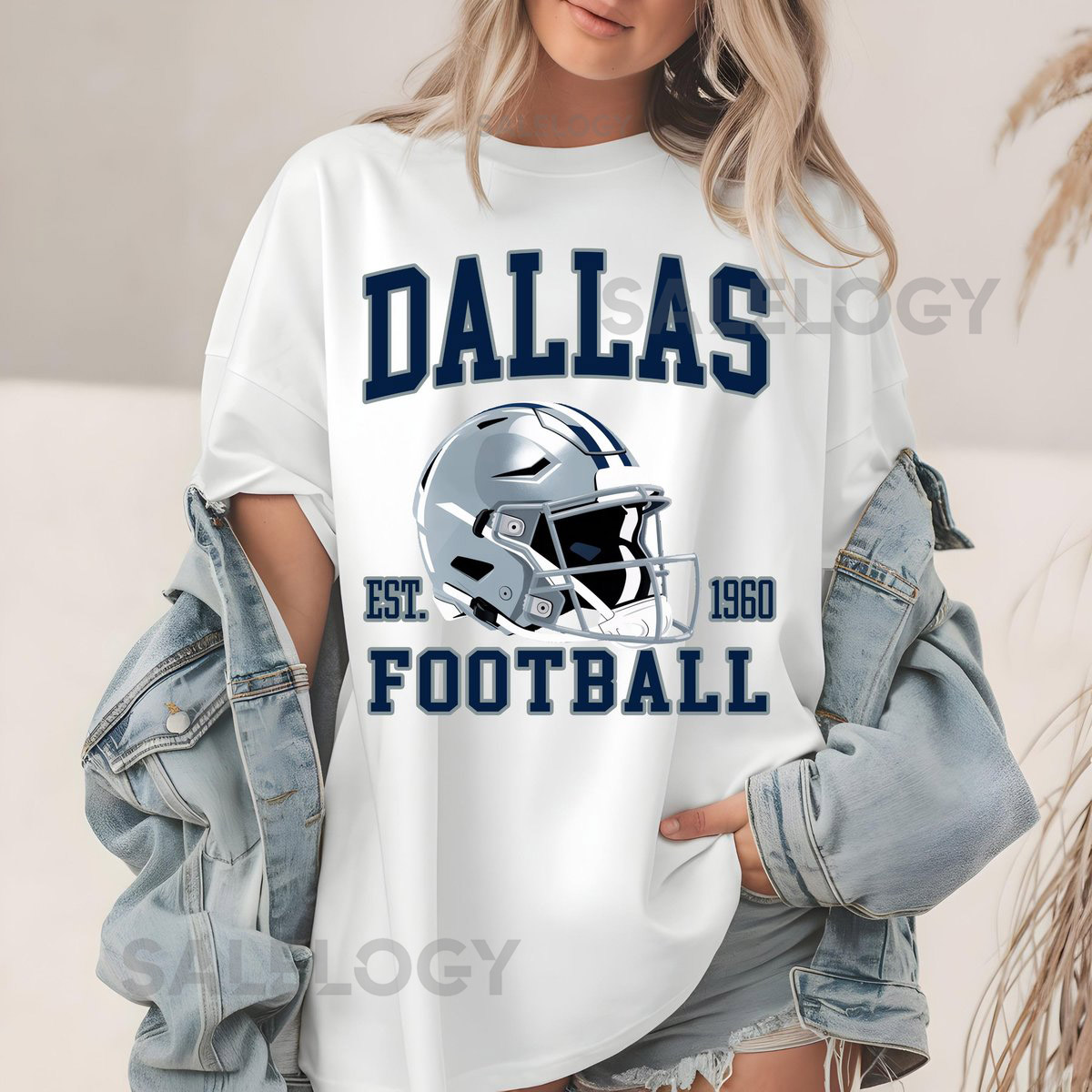 Dallas Football Comfort Colors T-Shirt Dallas Cowboys Sweatshirt Cowboys Fan Apparel Football Helmet Tee Sports Fan Gift_202