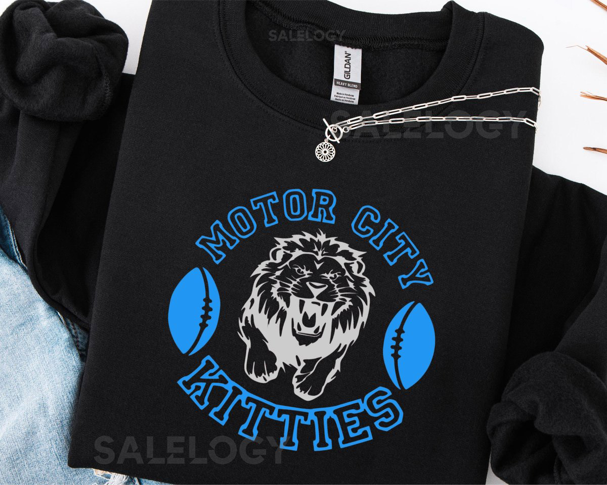 Motor City Kitties - Detroit Lions shirt_603