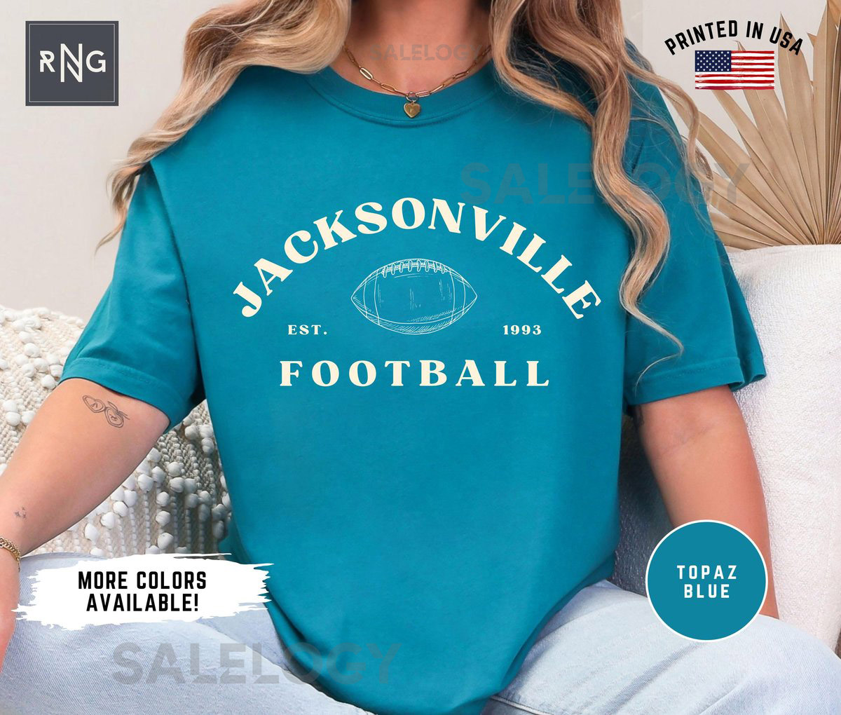 Jacksonville Football Gameday Shirt Jaguar Football Shirt Jacksonville Football Apparel Retro Jacksonville Football Shirt Jagu_595