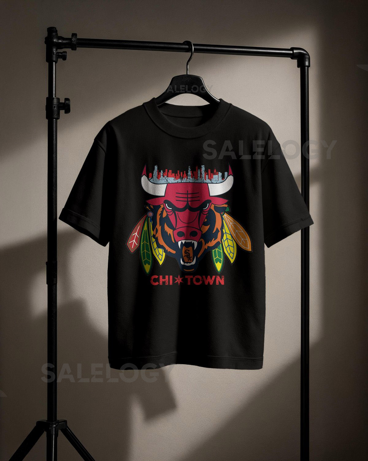 Chicago Bulls Shirt - Cartoon Graphic T-Shirt Funny Cool and Unique Unisex Tee Trendy Streetwear Style_179