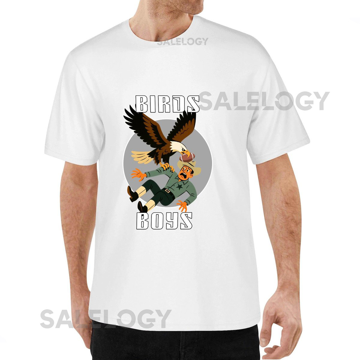 Philly Eagles vs Cowboys T-Shirt Savage Game Day Rivalry Tee_426