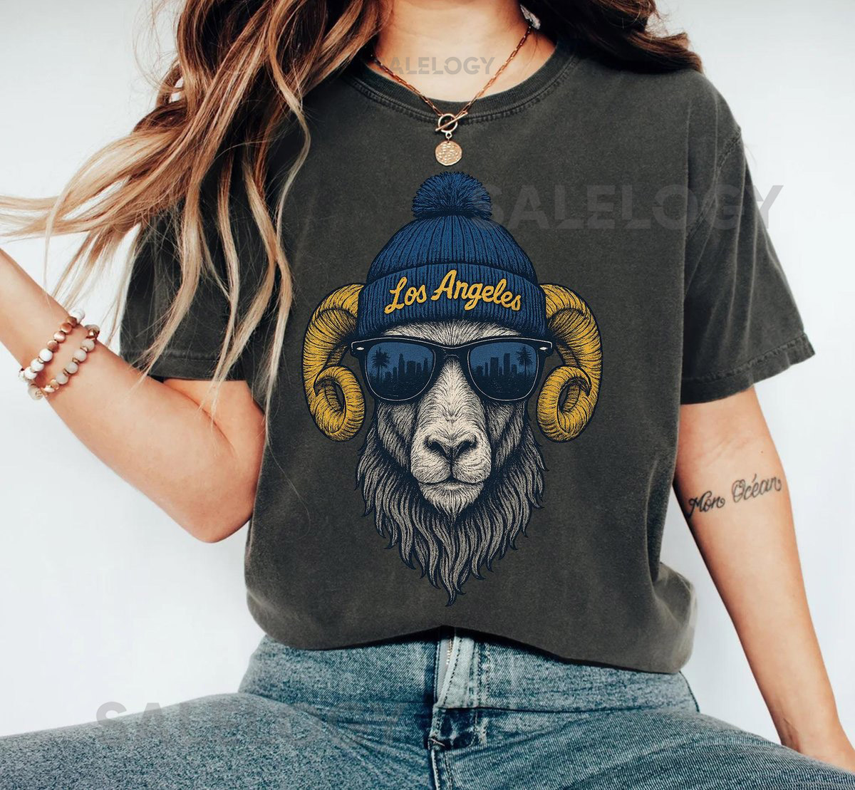 Los Angeles Football Crewneck Shirt Vintage Comfort Colors Football Fan Shirt Game Day Apparel LA Football Game Day Tee Sports Fan Gifts_539