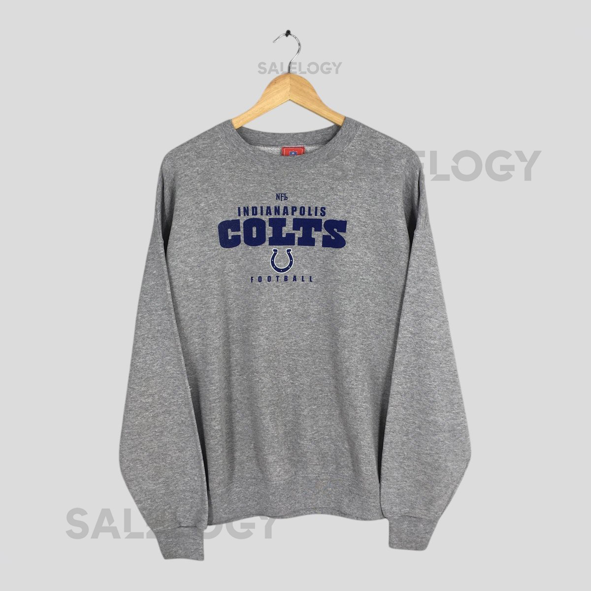 Vintage Indianapolis Colts NFL Sweatshirt 2XLarge Indianapolis Colts Printed Pullover Indianapolis Colts American Football Sweater Si_980